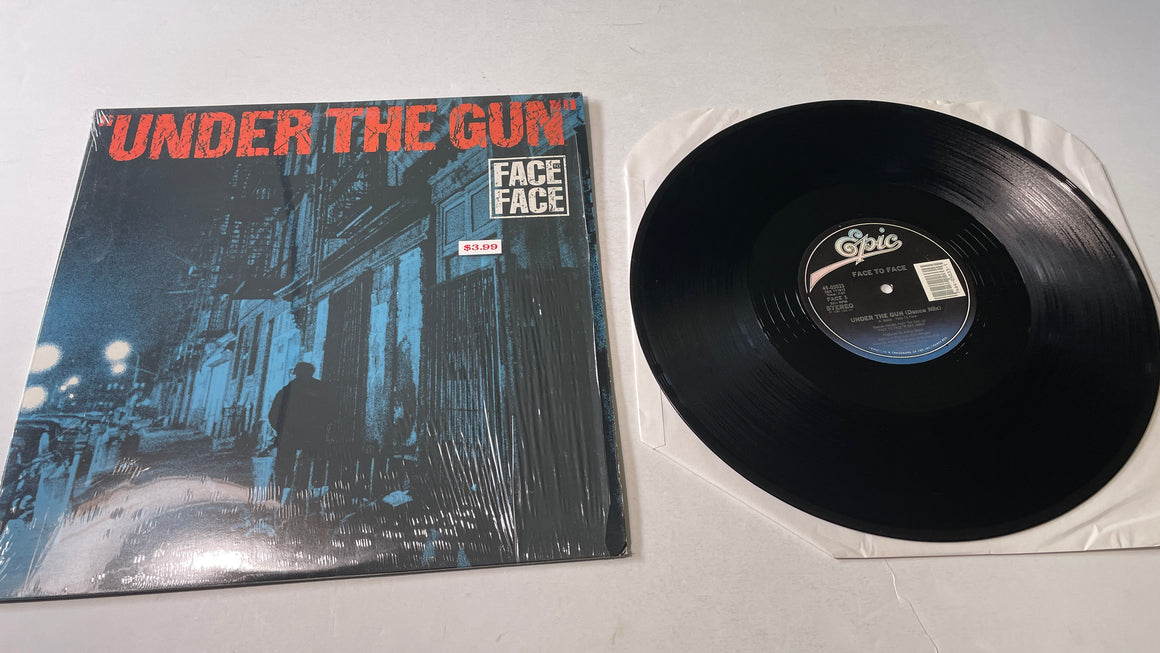 Face To Face Under The Gun 12" Used Vinyl Single VG+\VG+