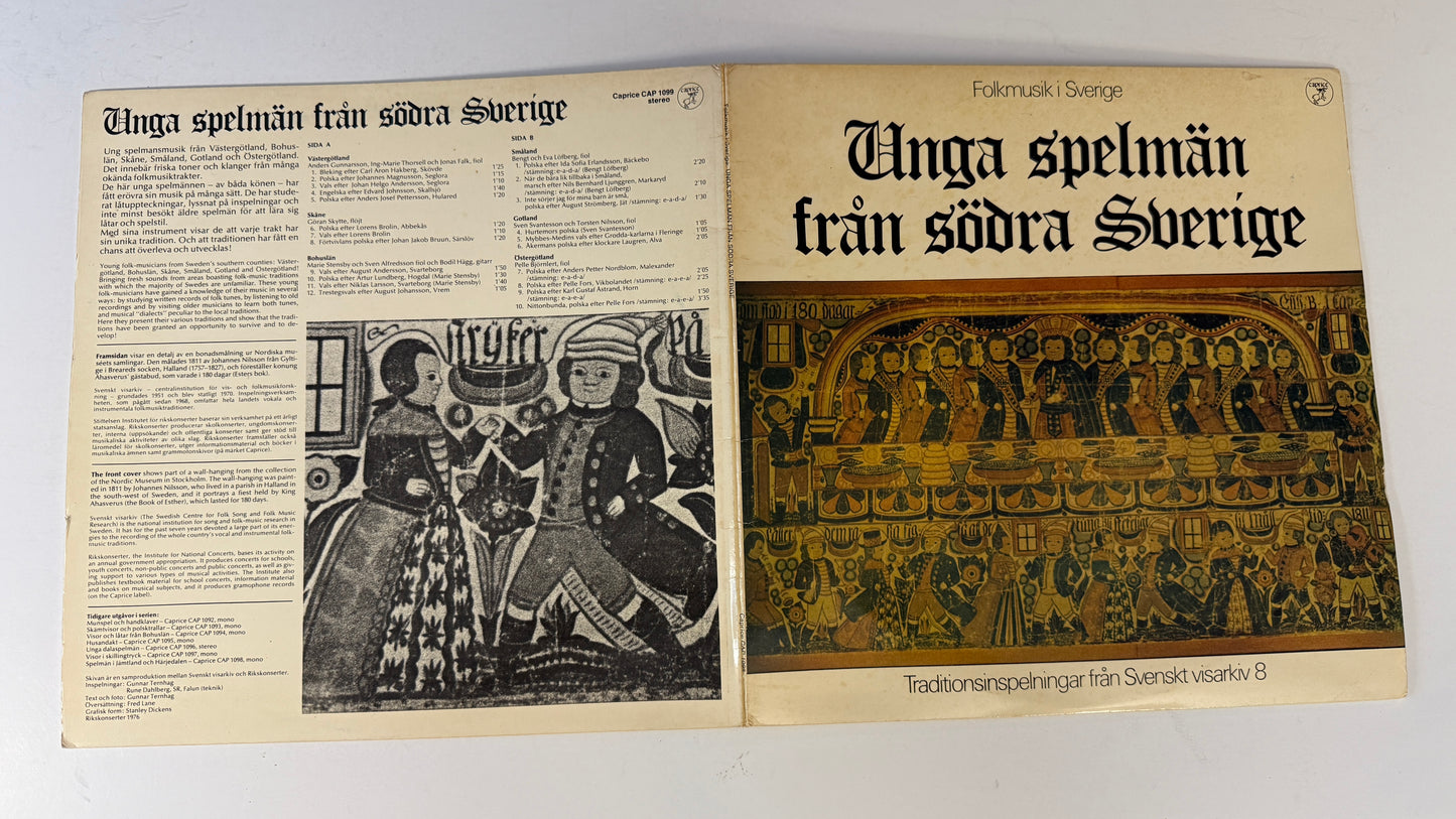 Various Unga Spelmän Från Södra Sverige Used Vinyl LP VG+\VG