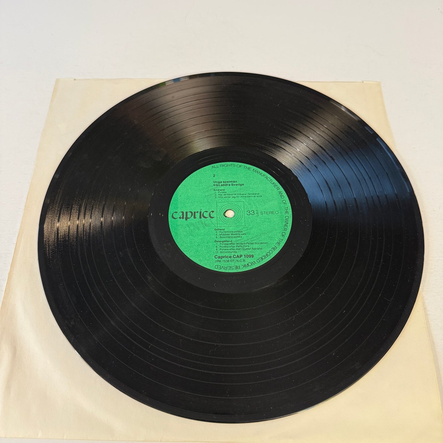 Various Unga Spelmän Från Södra Sverige Used Vinyl LP VG+\VG