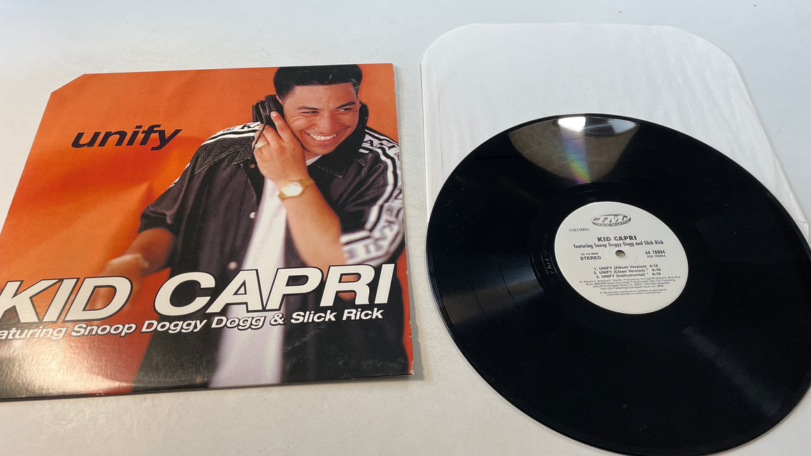 Kid Capri Featuring Snoop Dogg & Slick Rick Unify 12" Used Vinyl Single VG+\VG+
