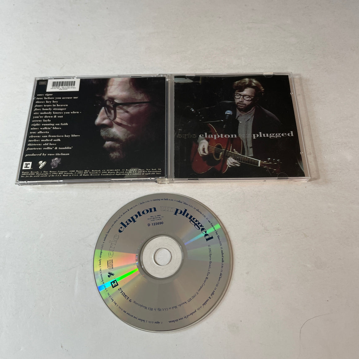 Eric Clapton Unplugged Used CD VG+\VG+
