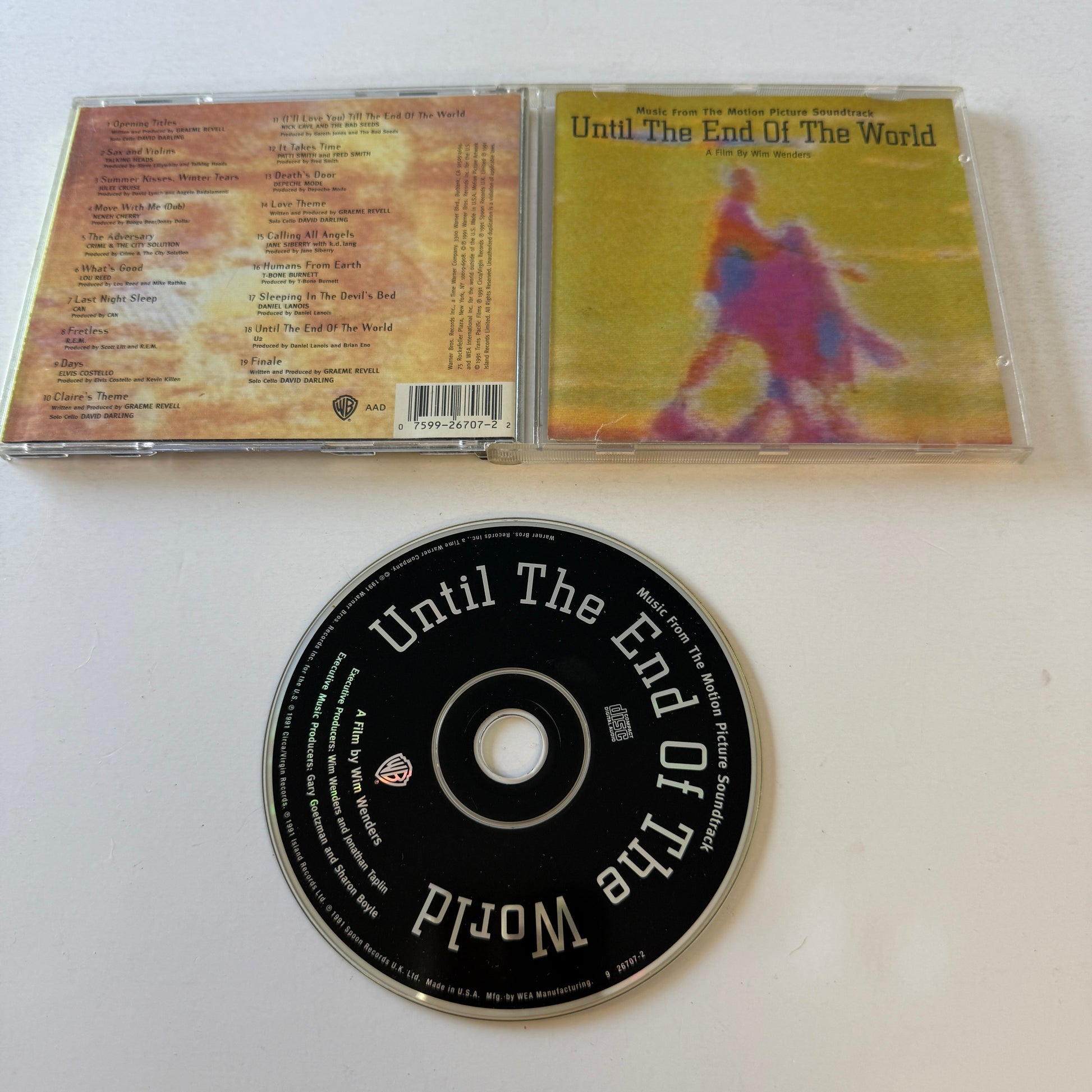 Various Until The End Of The World (Music From The Motion Picture Soundtrack) Used CD VG+\VG+