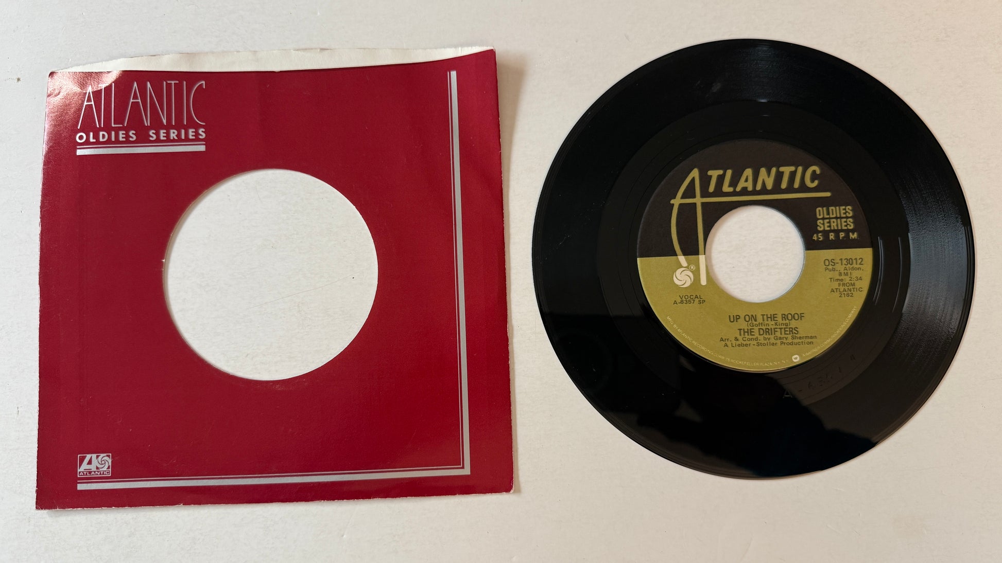 The Drifters Up On The Roof / Please Stay Used 45 RPM 7" Vinyl VG+\