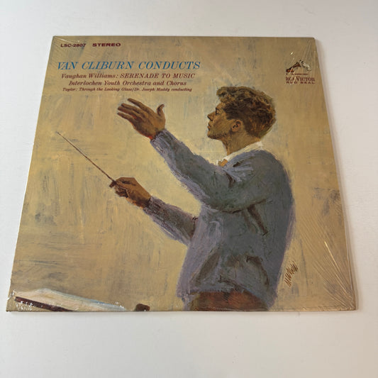Van Cliburn Van Cliburn Conducts - Vaughan Williams: Serenade to Music; Taylor: Through the Looking Glass/Dr. Joseph Maddy Conducting New Vinyl LP M\VG+