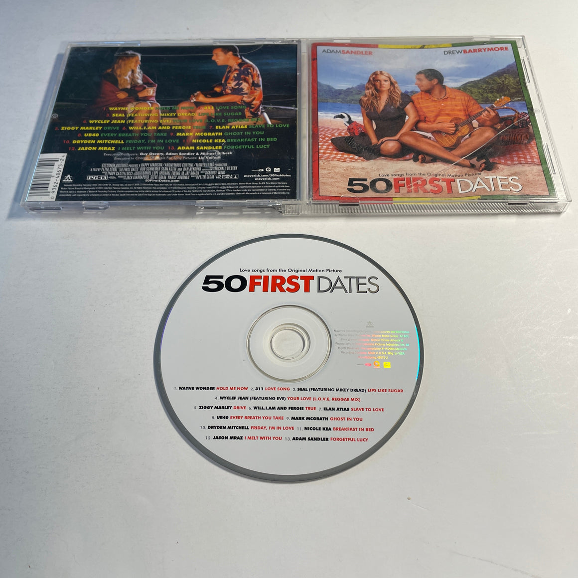 Various 50 First Dates Used CD VG+\VG