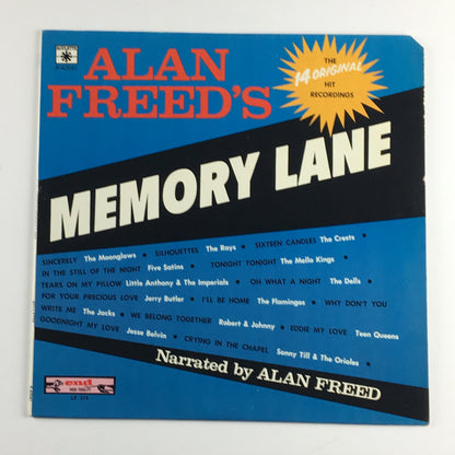 Various Alan Freed's Memory Lane Used Vinyl LP VG+\VG+