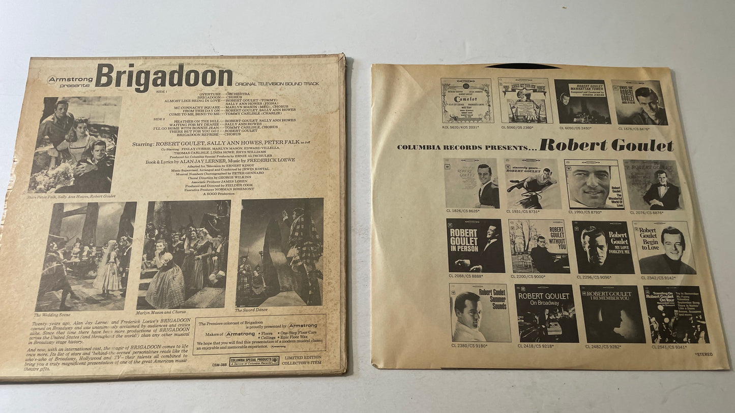 Various Brigadoon: Original Television Sound Track Used Vinyl LP VG+\G+