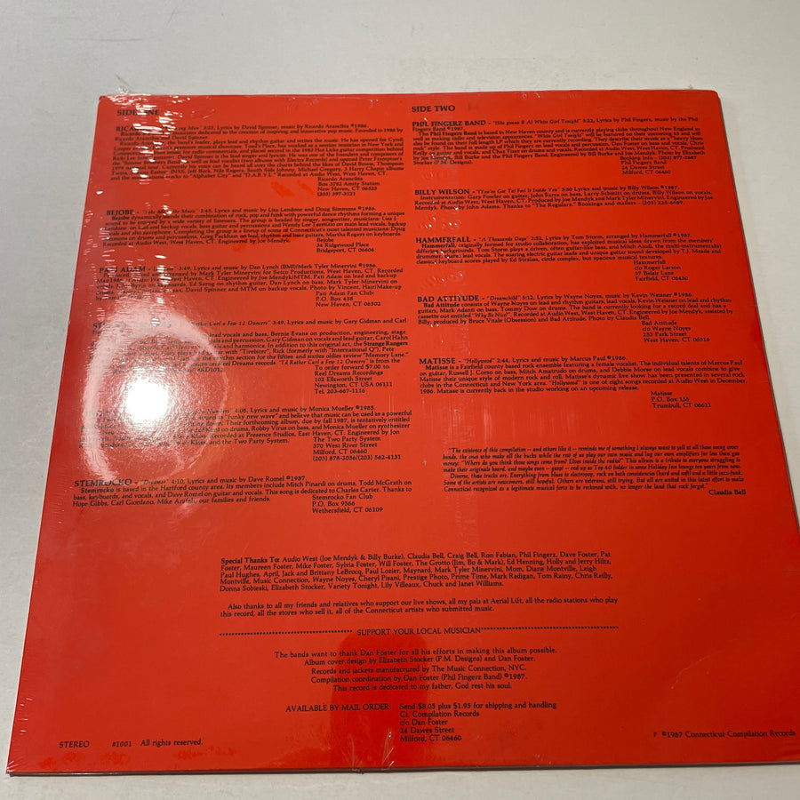 Various Connecticut Compilation Record Volume 1 Used Vinyl LP M\NM