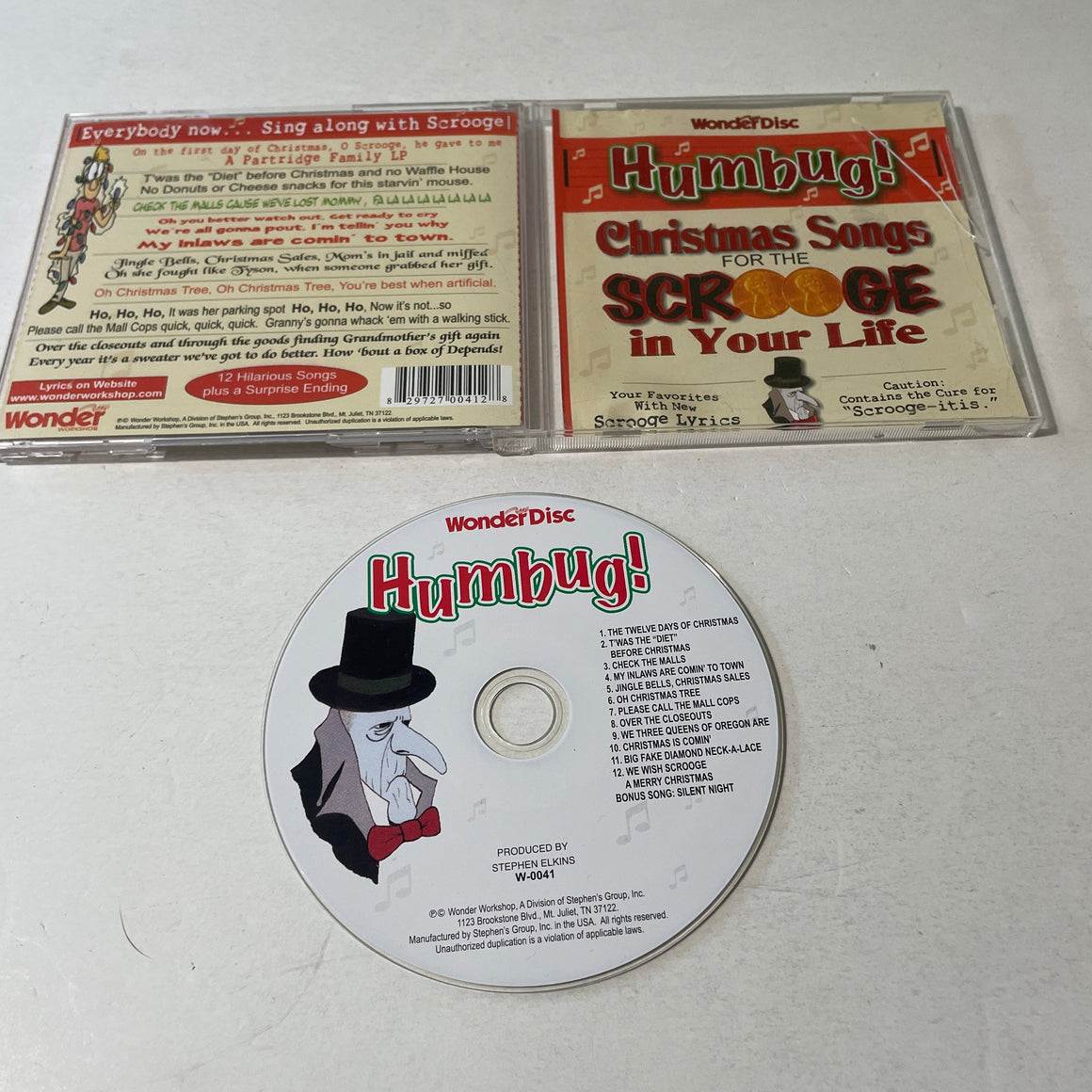 Various Humbug! Christmas Songs For The Scrooge In Your Life Used CD VG+\VG