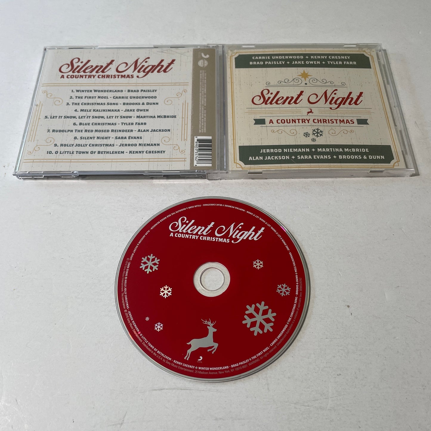 Various Silent Night - A Country Christmas Used CD VG+\VG+