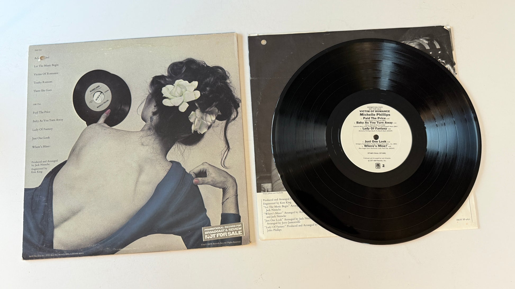 Michelle Phillips Victim Of Romance Used Vinyl LP VG+\VG