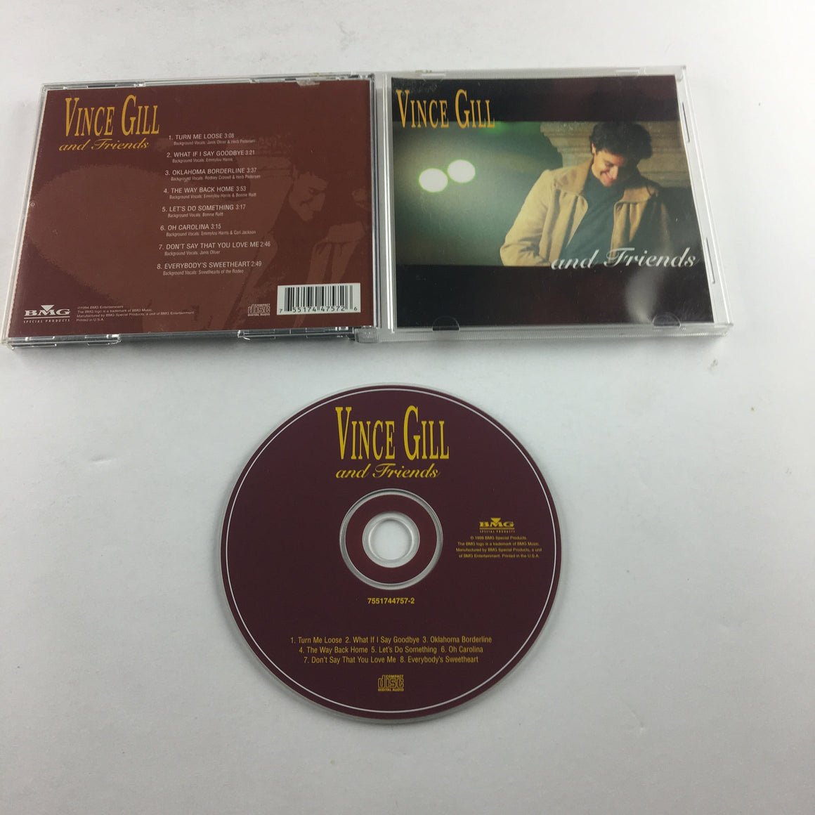 Vince Gill Vince Gill And Friends Country Used CD VG+\VG+