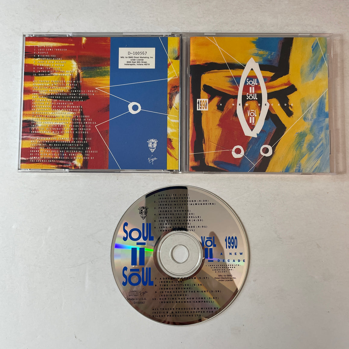 Soul II Soul Vol II - 1990 - A New Decade Used CD VG+\VG+