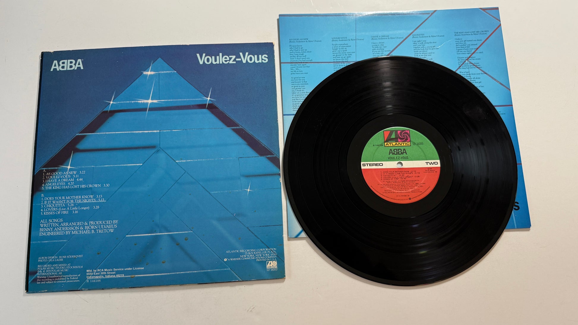 ABBA Voulez Used Vinyl LP VG+\VG