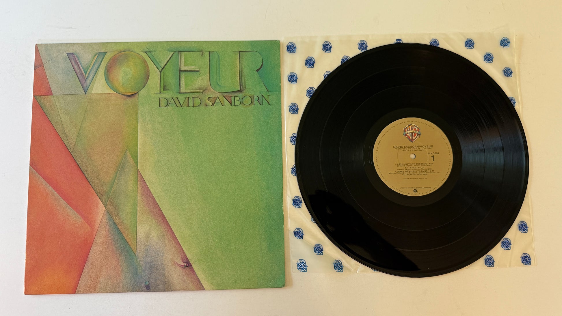 David Sanborn Voyeur Used Vinyl LP VG+\VG+