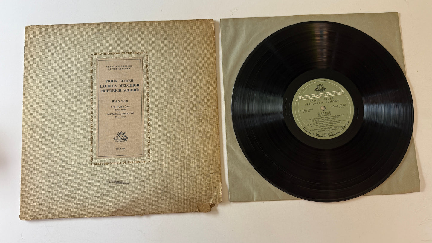 Frida Leider Wagner: Die Walküre, Götterdämmerung Used Vinyl LP VG+\VG