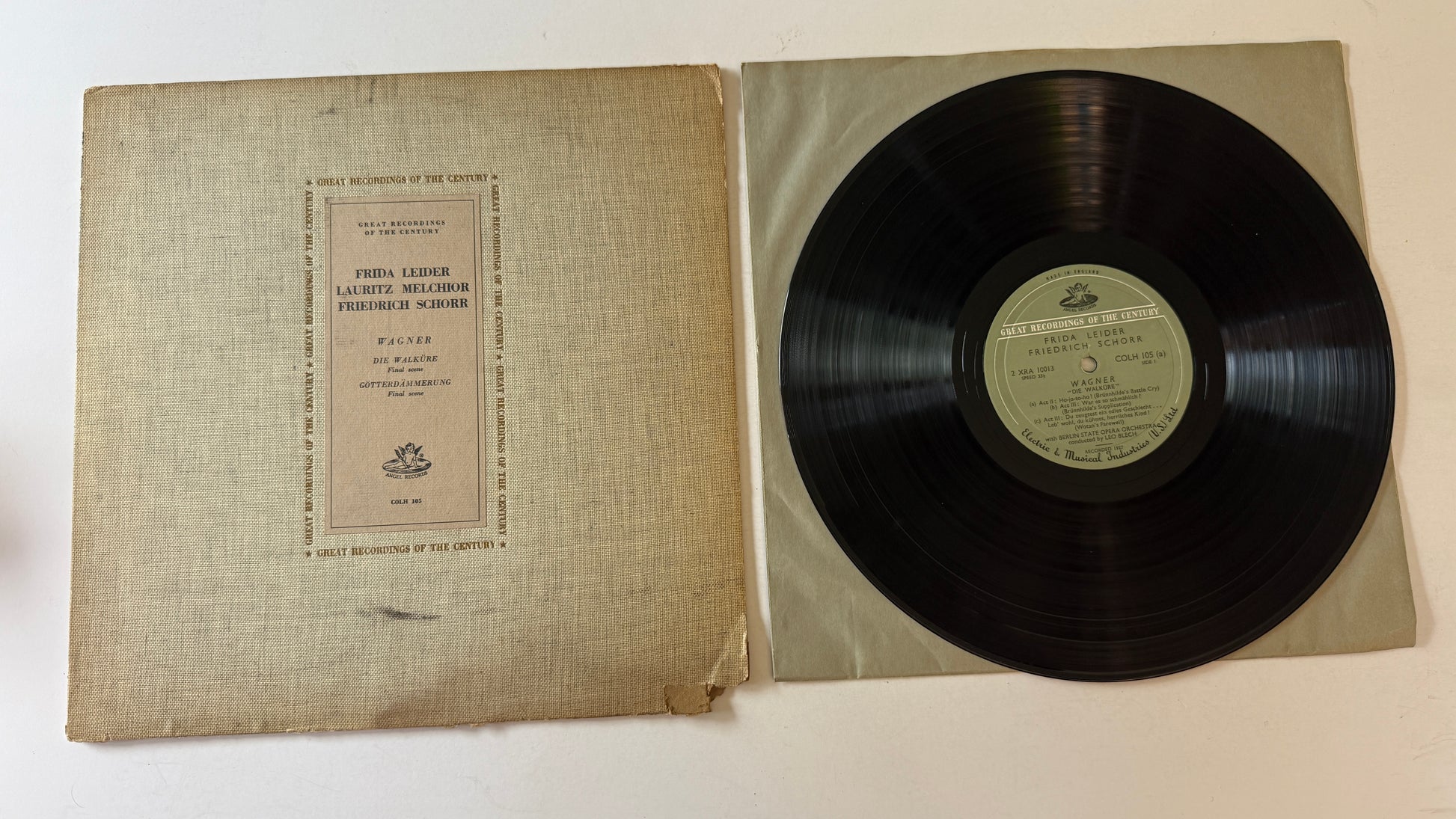 Frida Leider Wagner: Die Walküre, Götterdämmerung Used Vinyl LP VG+\VG