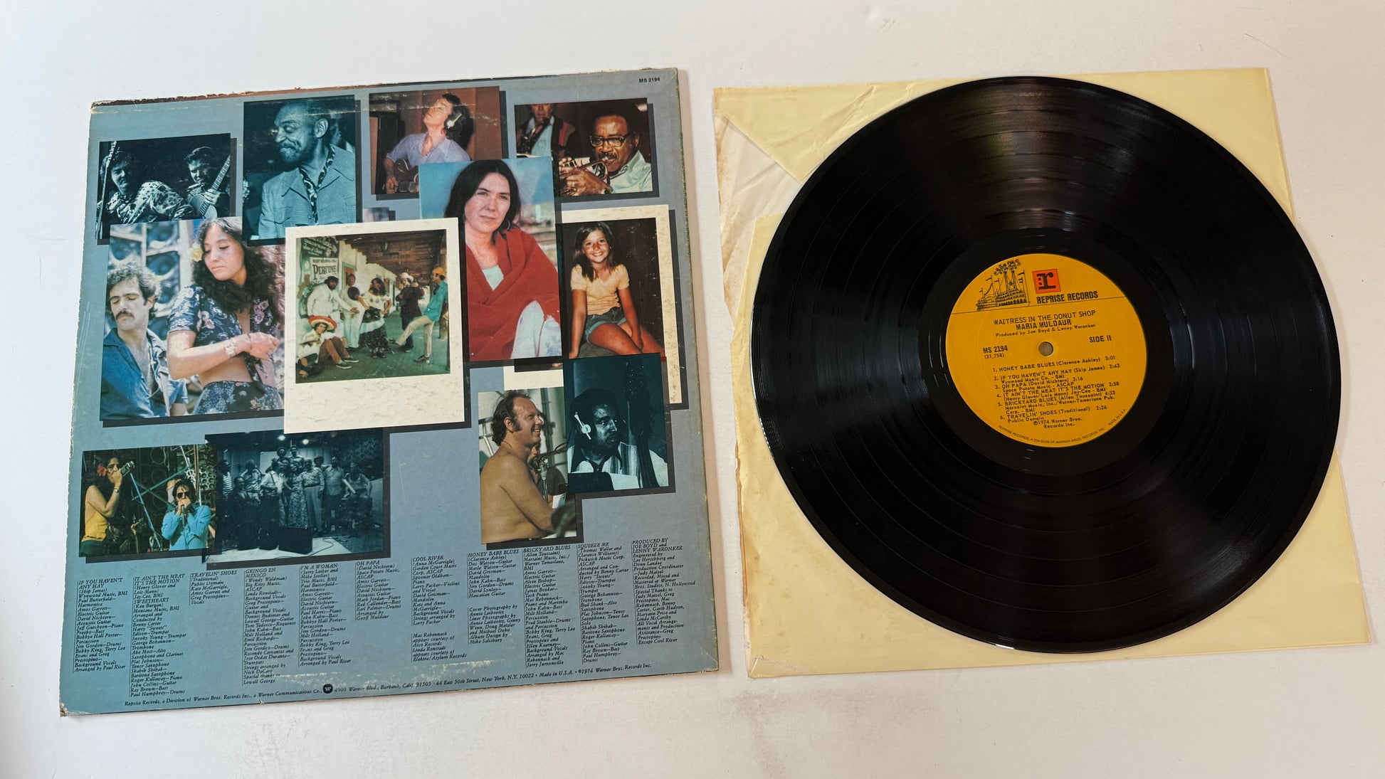 Maria Muldaur Waitress In A Donut Shop Used Vinyl LP VG+\G+