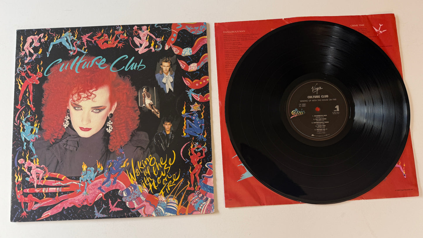 Culture Club Waking Up With The House On Fire Used Vinyl LP VG+\VG+