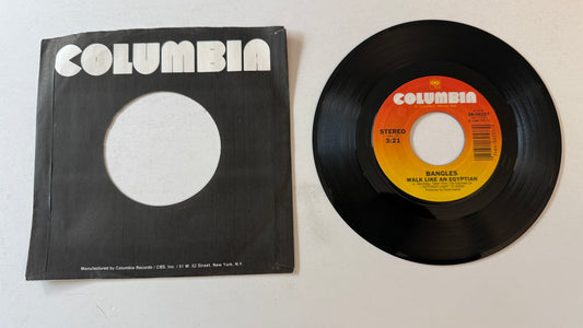 Bangles Walk Like An Egyptian Used 45 RPM 7" Vinyl VG+\
