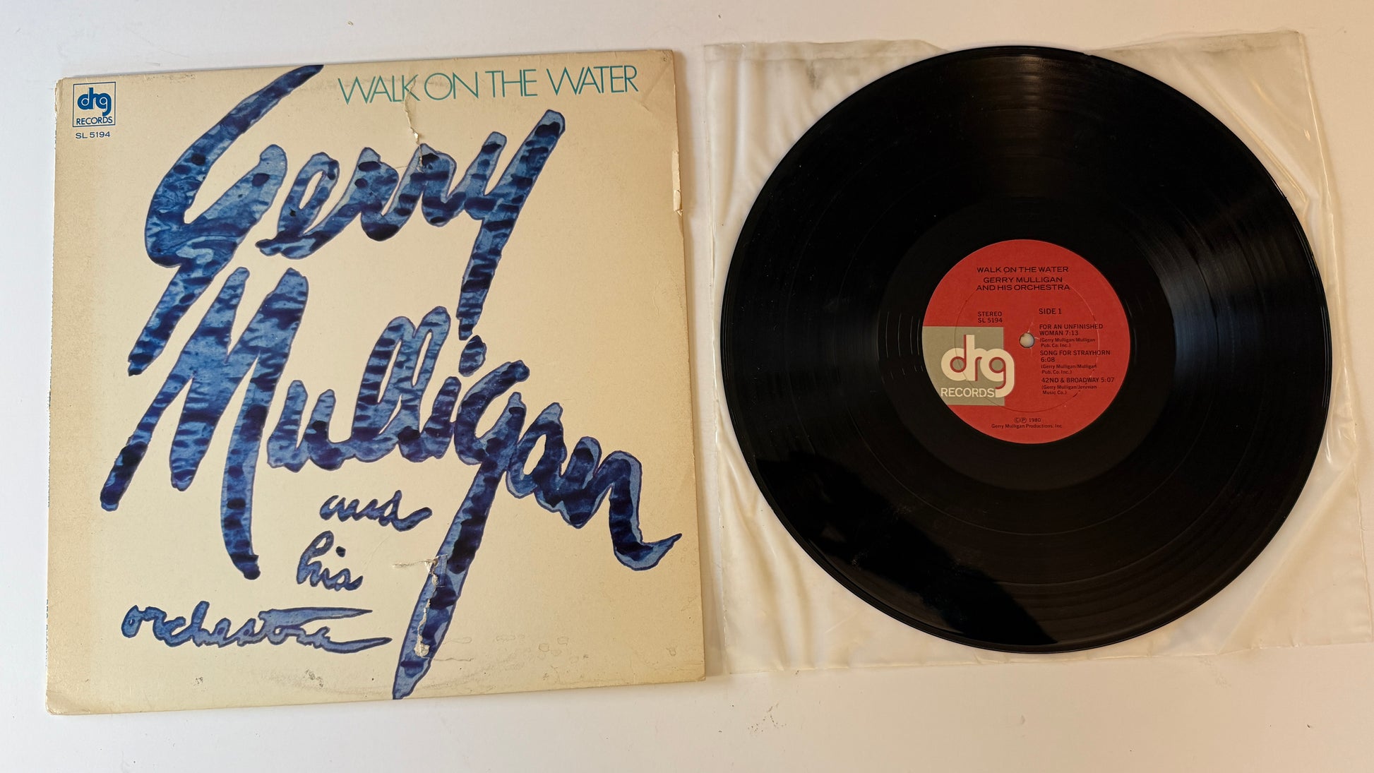 Gerry Mulligan And His Orchestra Walk On The Water Used Vinyl LP VG+\VG