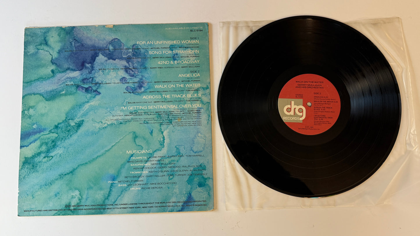 Gerry Mulligan And His Orchestra Walk On The Water Used Vinyl LP VG+\VG