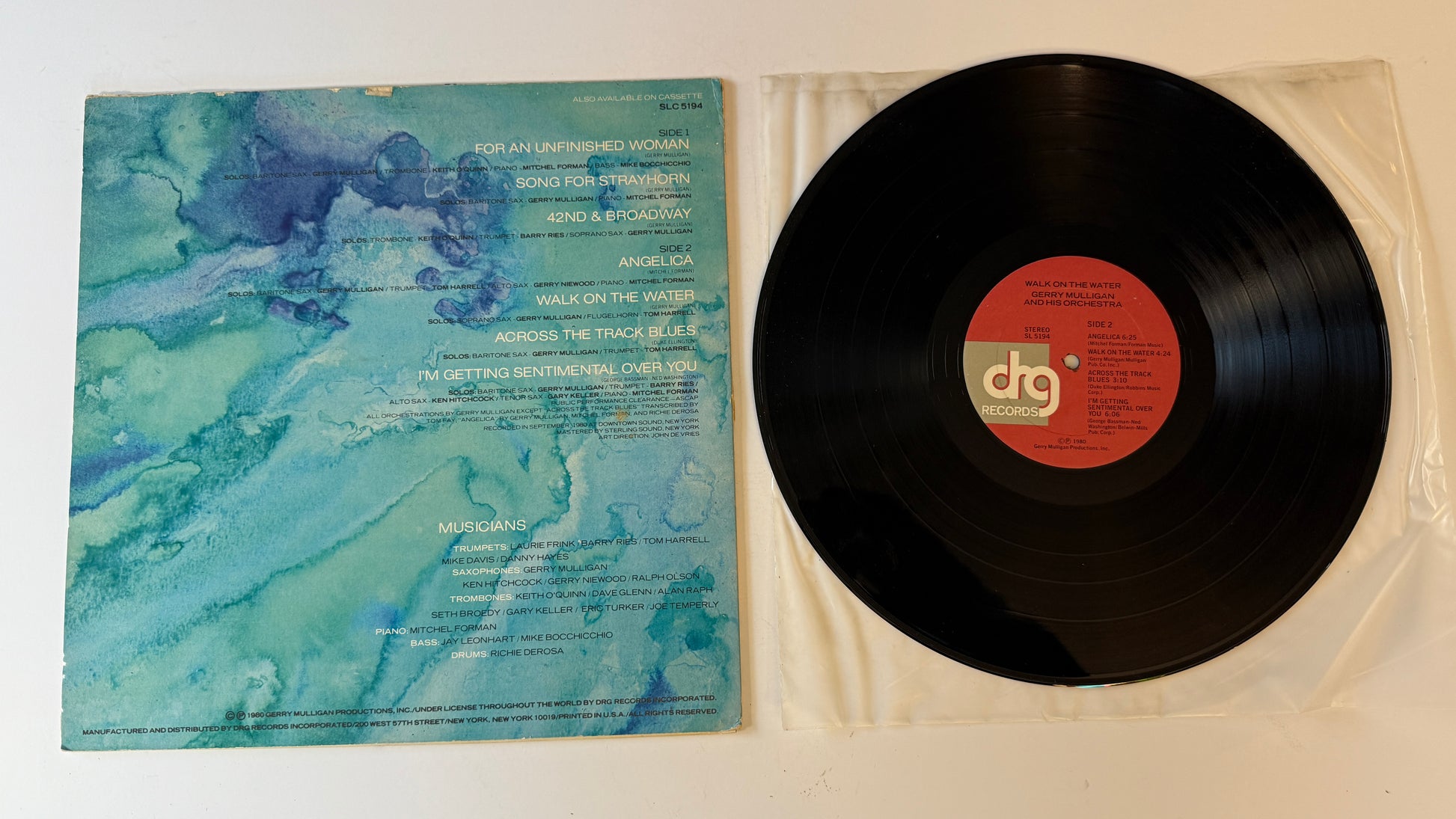 Gerry Mulligan And His Orchestra Walk On The Water Used Vinyl LP VG+\VG