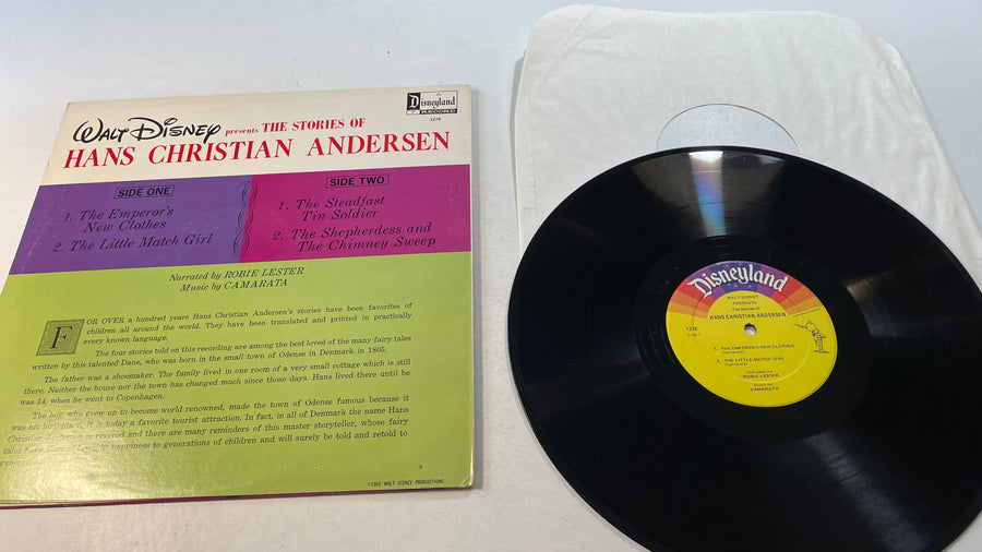 Walt Disney, Hans Christian Andersen Music By Tutt Walt Disney Presents The Stories Of Hans Christian Andersen Used Vinyl LP VG+\VG+