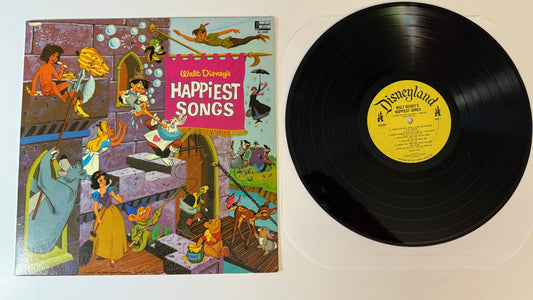 Various Walt Disney's Happiest Songs Used Vinyl LP VG+\VG