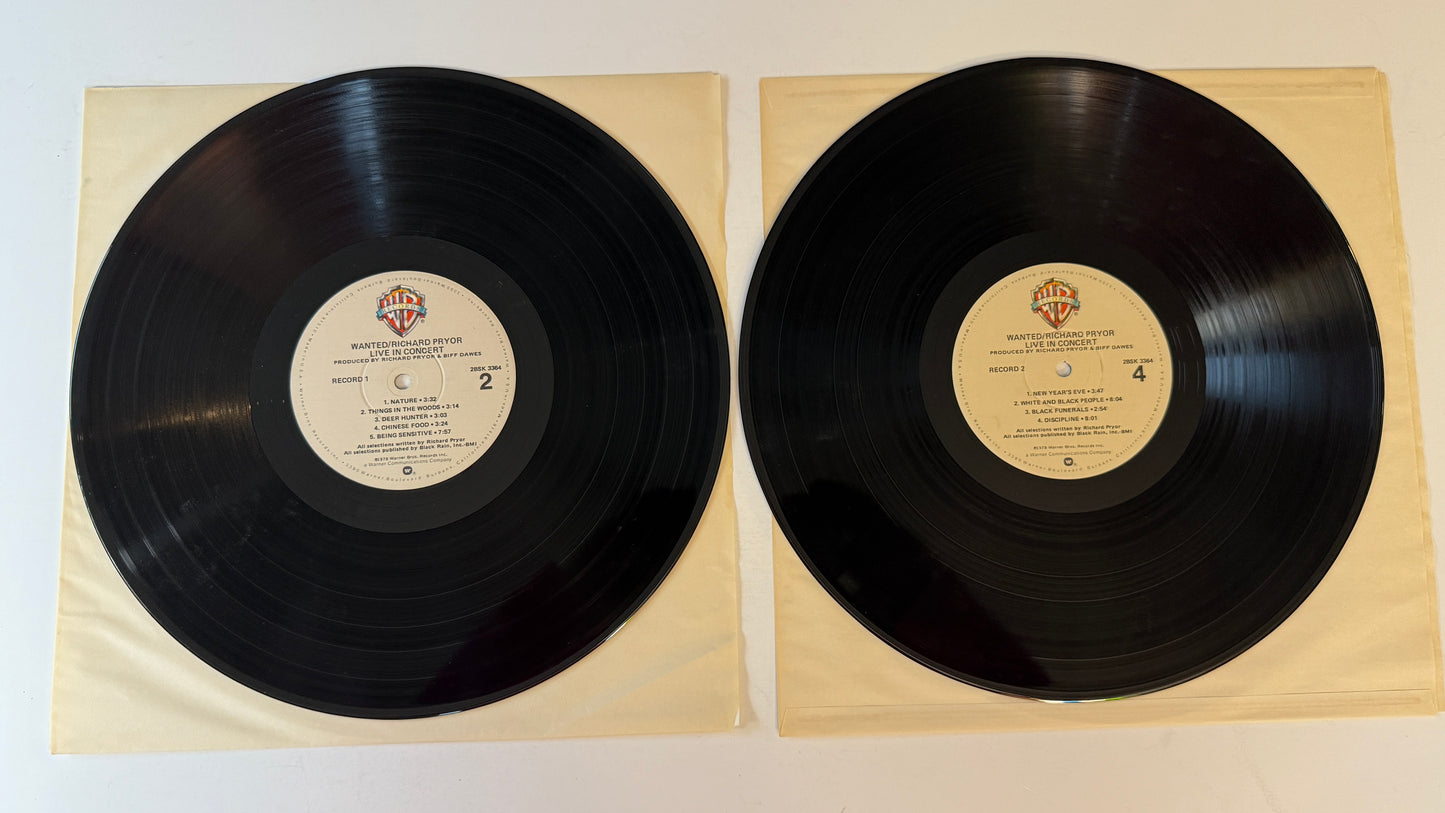 Richard Pryor Wanted: Live In Concert Used Vinyl 2LP VG+\VG
