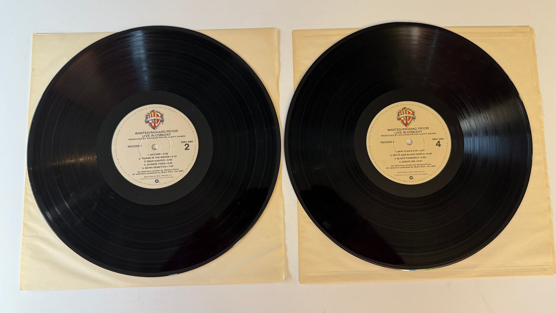 Richard Pryor Wanted: Live In Concert Used Vinyl 2LP VG+\VG