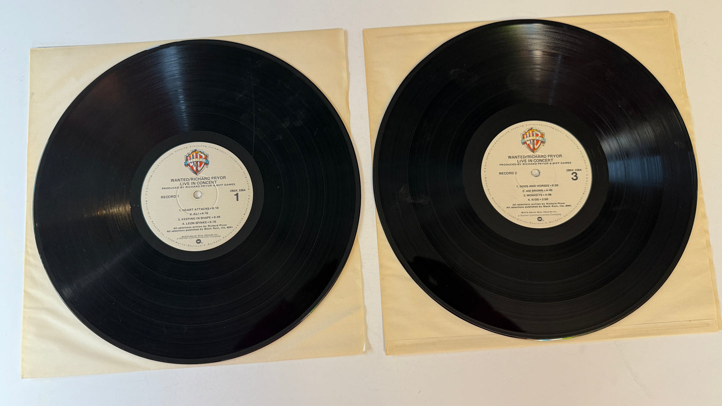 Richard Pryor Wanted: Live In Concert Used Vinyl 2LP VG+\VG