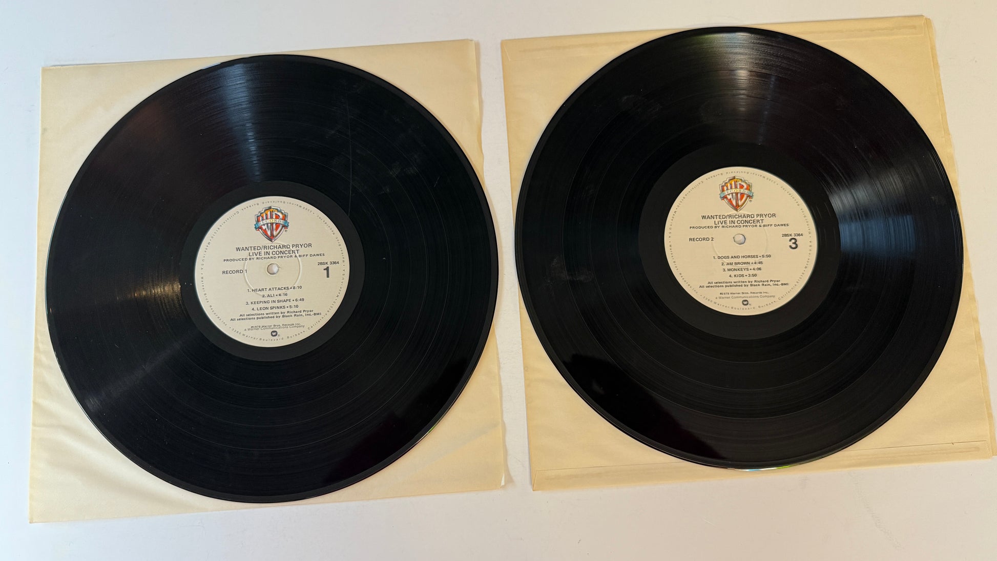 Richard Pryor Wanted: Live In Concert Used Vinyl 2LP VG+\VG