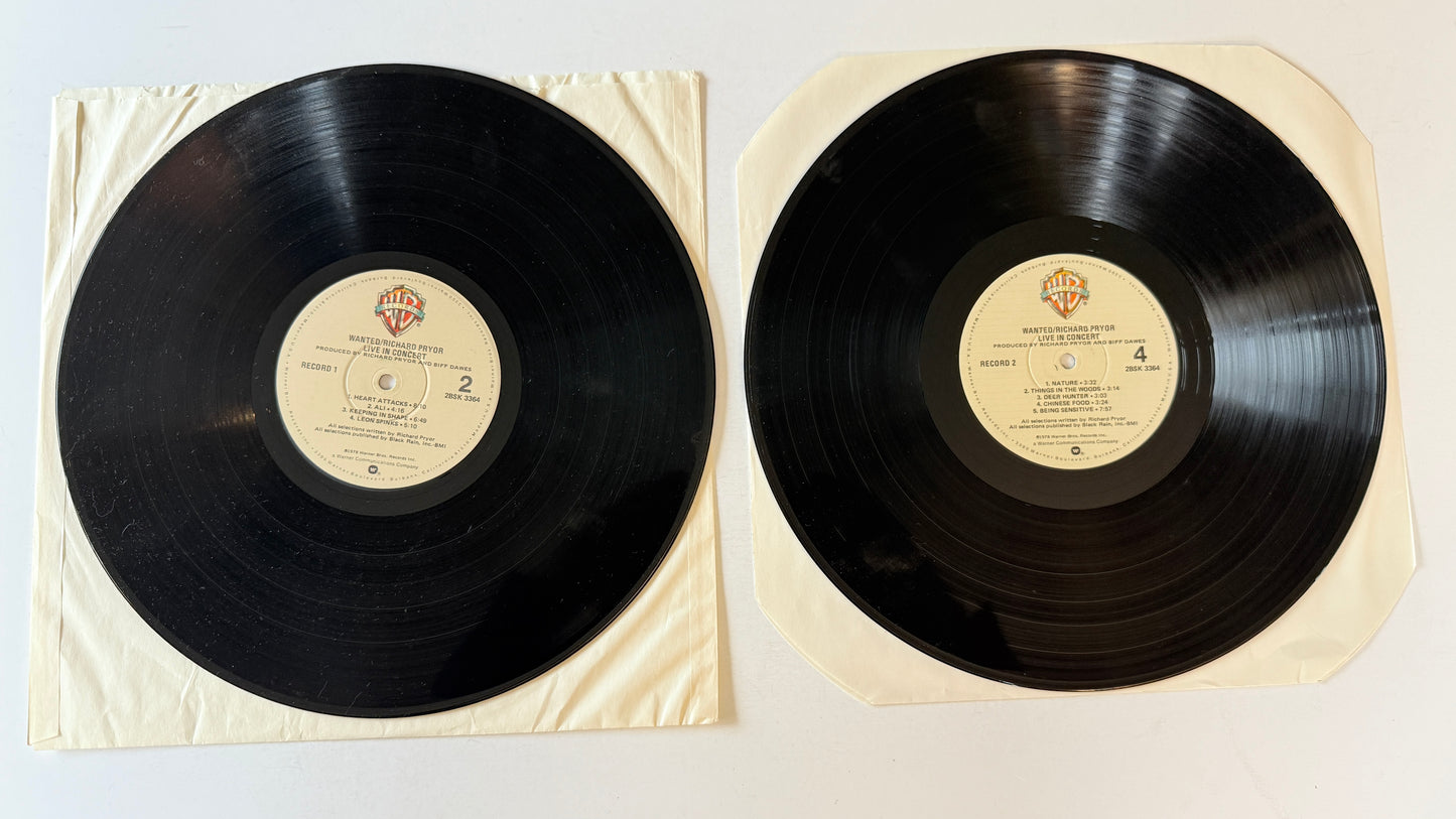 Richard Pryor Wanted: Live In Concert Used Vinyl LP VG+\VG+