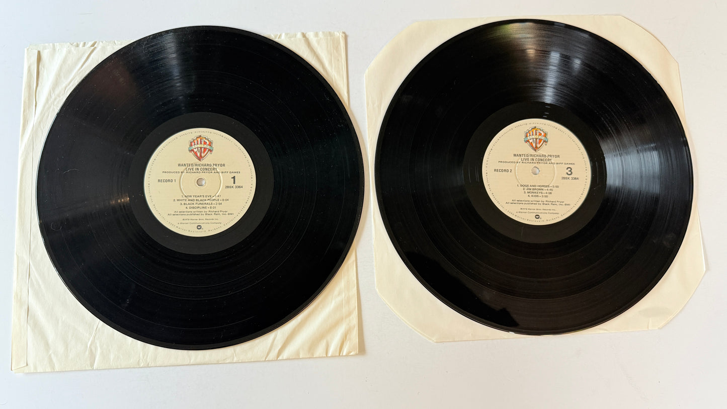 Richard Pryor Wanted: Live In Concert Used Vinyl LP VG+\VG+