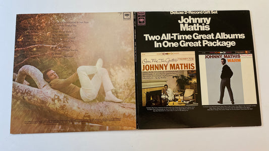 Johnny Mathis Warm / Open Fire, Two Guitars Used Vinyl 2LP VG+\VG+