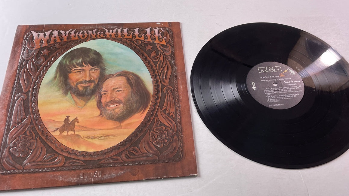 Waylon Jennings & Willie Nelson Waylon & Willie Used Vinyl LP VG+\VG