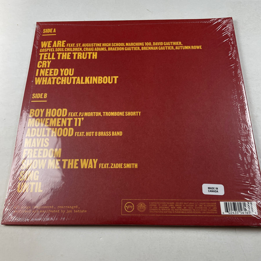 Jon Batiste We Are New Vinyl LP M\M