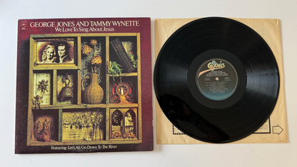 George Jones & Tammy Wynette We Love To Sing About Jesus Used Vinyl LP VG+\VG