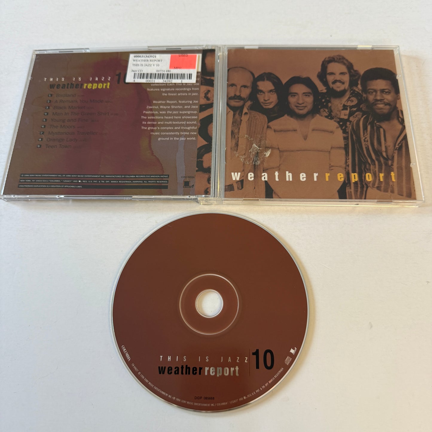 Weather Report Weather Report Used CD VG+\VG+