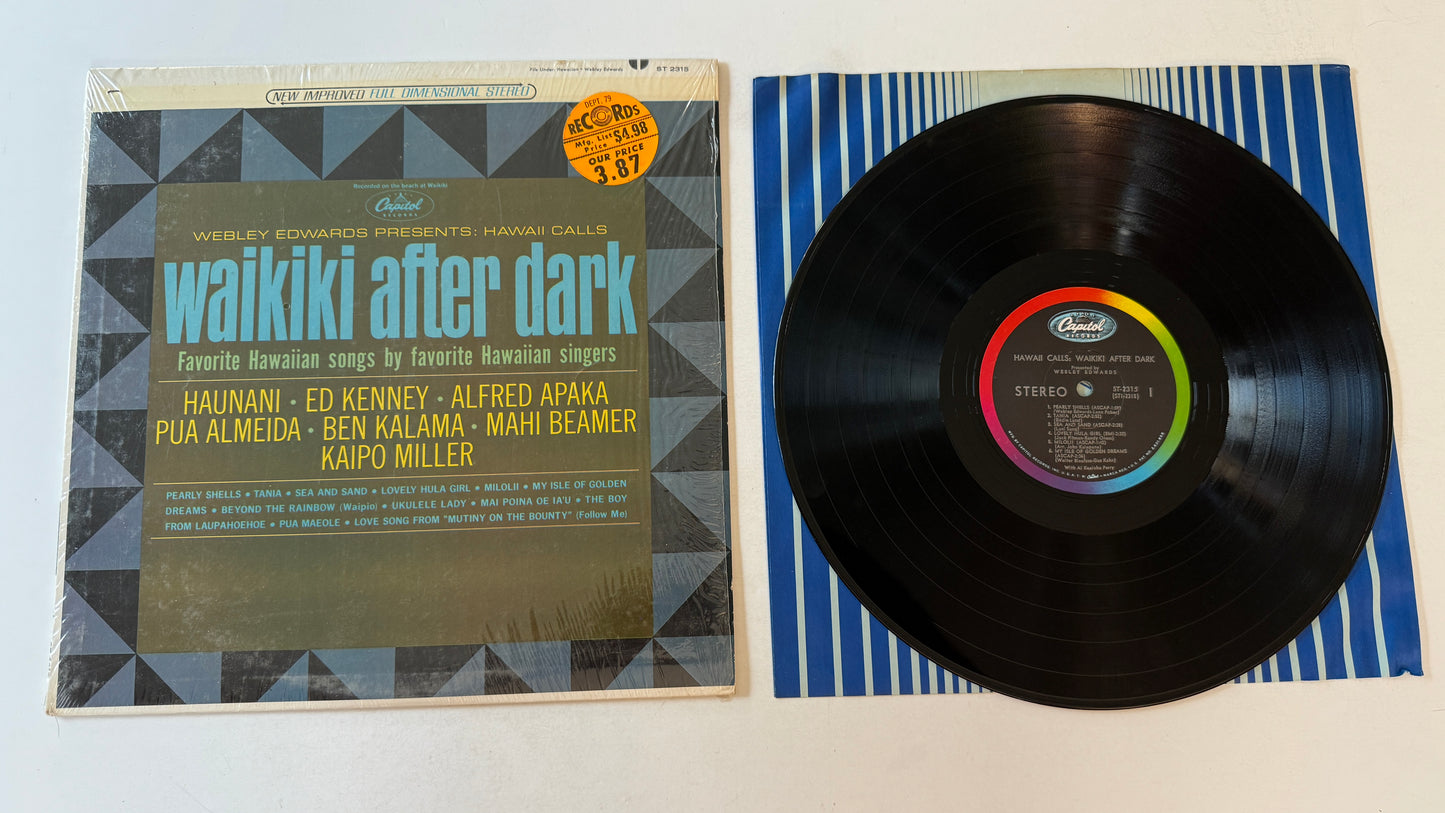 Various Webley Edwards Presents: Hawaii Calls, Waikiki After Dark Used Vinyl LP VG+\VG+