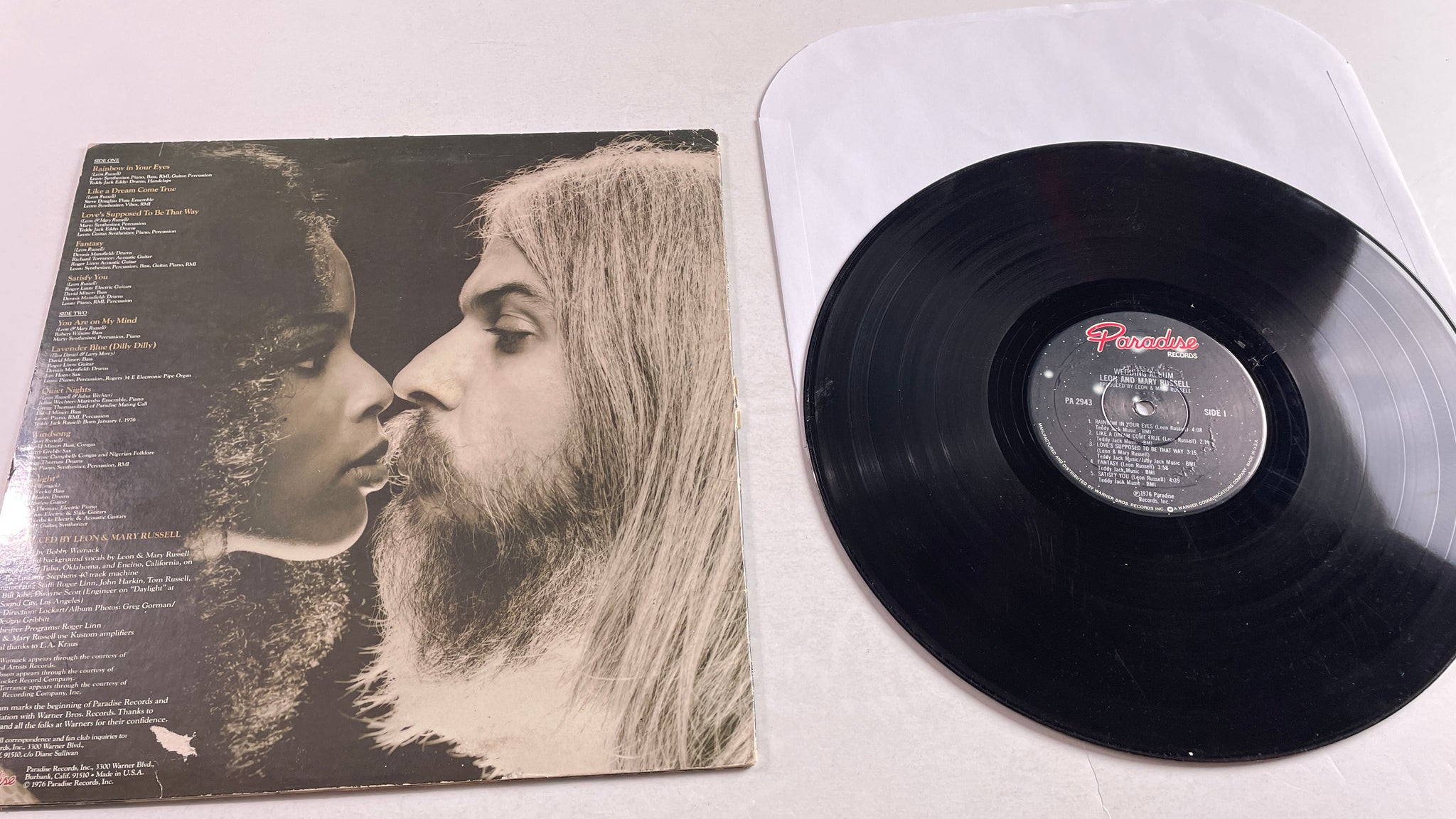 Leon & Mary Russell Wedding Album Used Vinyl LP VG\VG - Slow