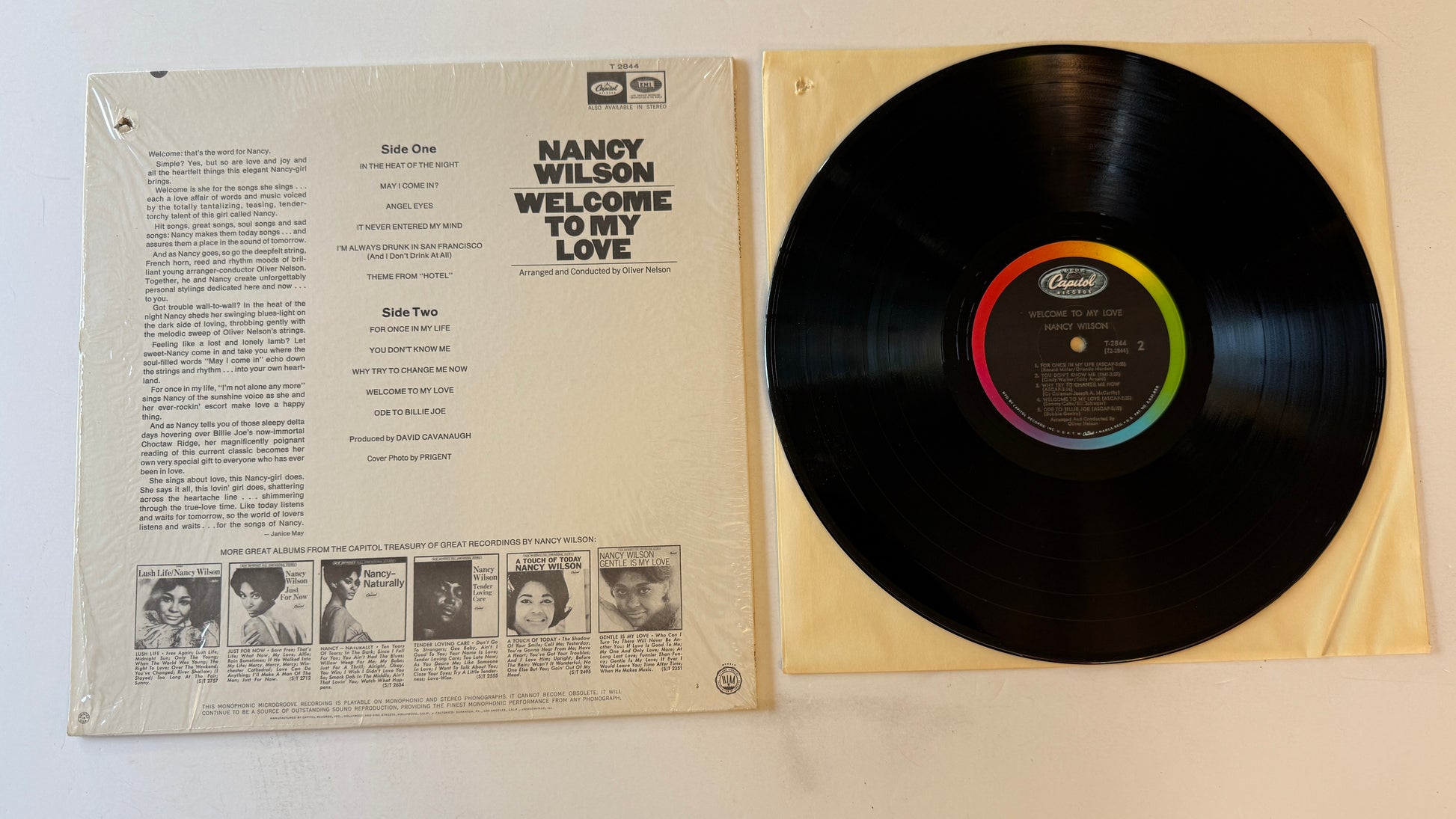 Nancy Wilson Welcome To My Love Used Vinyl LP VG+\VG+