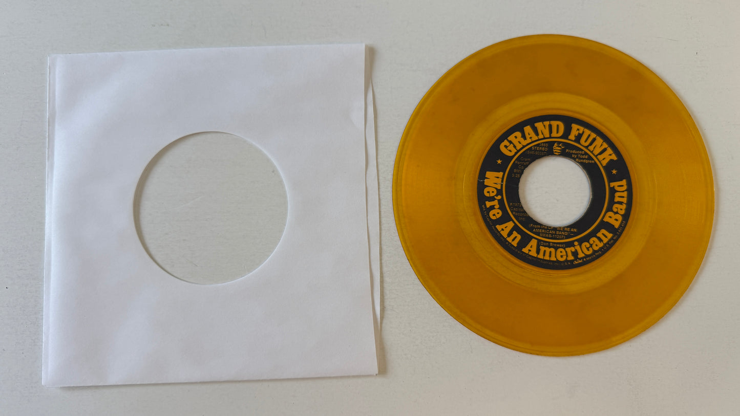 Grand Funk Railroad We're An American Band Used 45 RPM 7" Vinyl VG+\