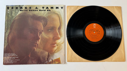 George Jones & Tammy Wynette We're Gonna Hold On Used Vinyl LP VG+\VG