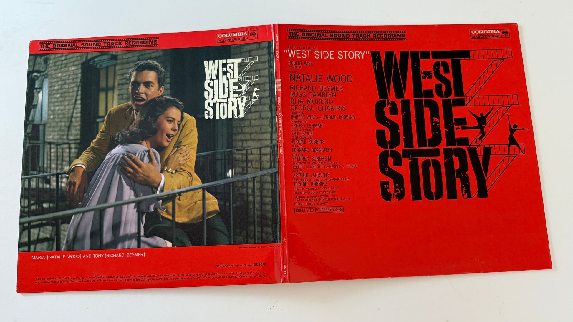 Leonard Bernstein West Side Story (The Original Sound Track Recording) Used Vinyl LP VG+\VG+