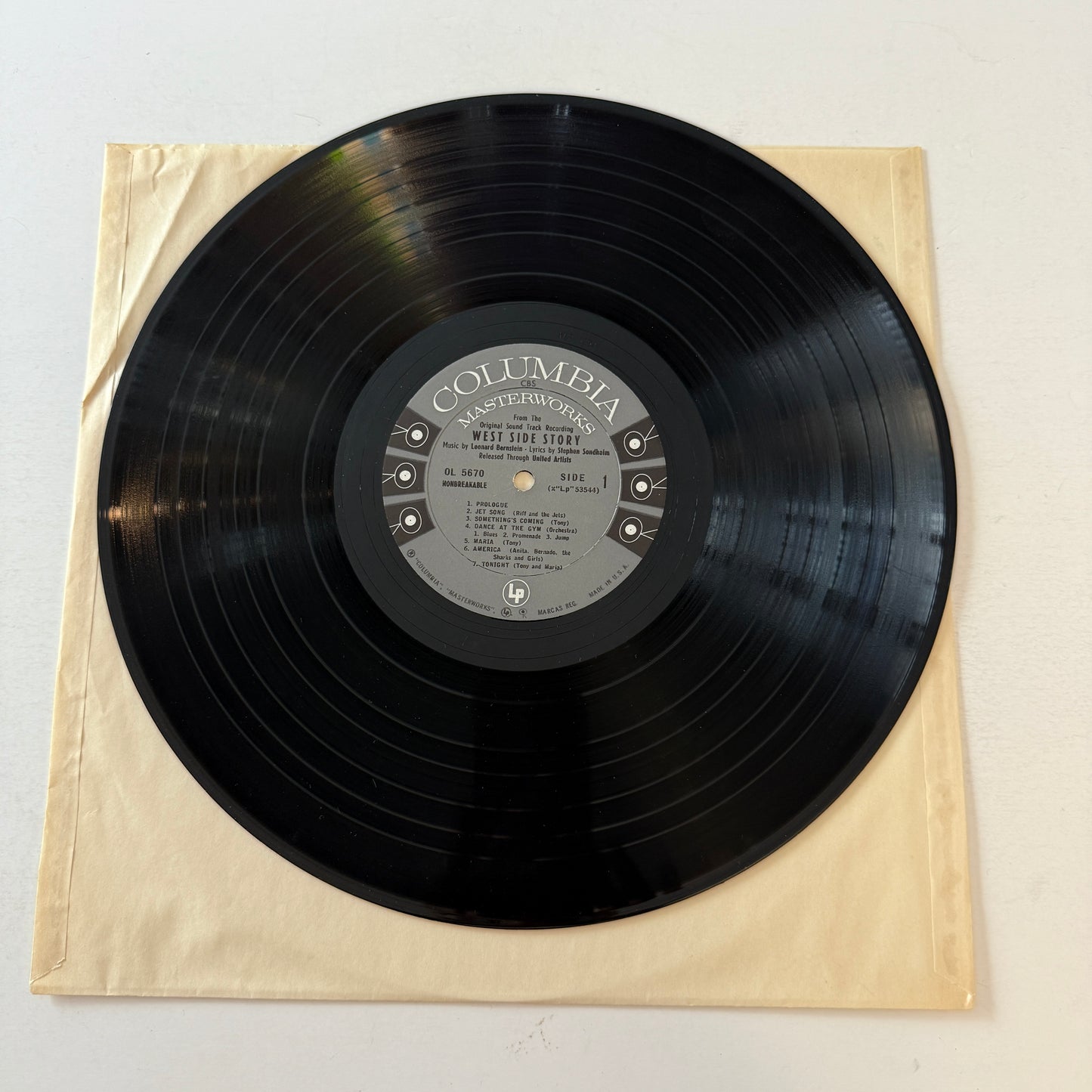 Leonard Bernstein West Side Story (The Original Sound Track Recording) Used Vinyl LP VG+\VG+
