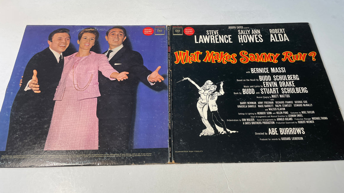 Steve Lawrence (2) What Makes Sammy Run? Used Vinyl LP VG+\VG