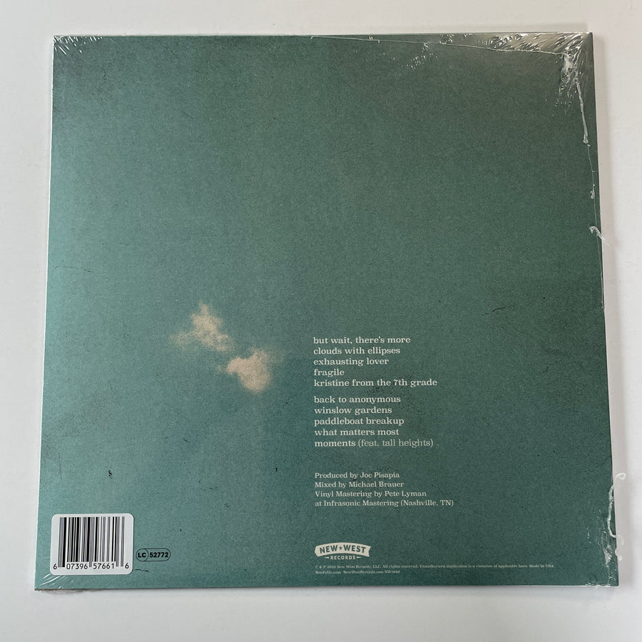 Ben Folds What Matters Most New Colored Vinyl LP M\M