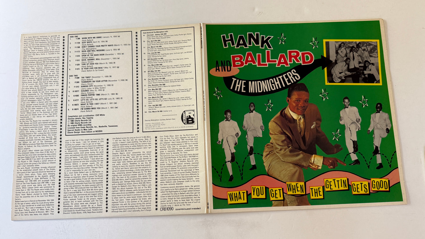 Hank Ballard & The Midnighters What You Get When The Gettin Gets Good Used Vinyl LP VG+\VG+